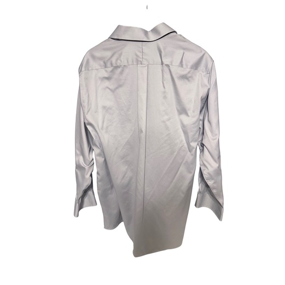 Michael Kors Men's Non-Iron Dress Shirt, 17 32/33, Light Blue, Long Sleeve - Picture 4 of 8